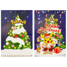 Lade das Bild in den Galerie-Viewer, Weihnachtliche Adventskalender mit Pikachu und Pokemon Motiven
