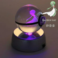 Load the image into the gallery viewer, crystal Pokeball with 3D effect Realxo Mewtwo Pikachu and much more. buy
