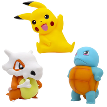 Lade das Bild in den Galerie-Viewer, Große (ca. 16cm) Pikachu, Tragosso Cubone oder Schiggy Squirtle Action Figur
