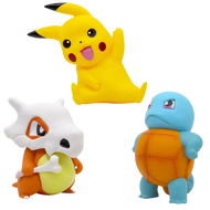 Große (ca. 16cm) Pikachu, Tragosso Cubone oder Schiggy Squirtle Action Figur