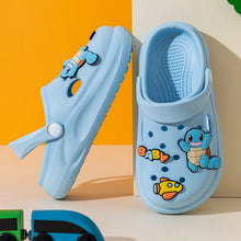 Lade das Bild in den Galerie-Viewer, Pokemon Kinder Sandalen Pummeluff Pikachu, Glumanda oder Schiggy Motiv
