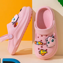 Lade das Bild in den Galerie-Viewer, Pokemon Kinder Sandalen Pummeluff Pikachu, Glumanda oder Schiggy Motiv

