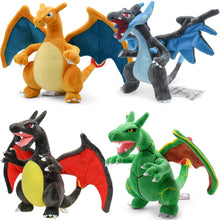 Load the image into the gallery viewer, Charizard plush Pokemon in different shapes, Mega Y, Mega X, Shiny and much more.