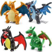 Carga la imagen en el visor de la galería, Pokémon de peluche Charizard en diferentes formas, Mega Y, Mega X, Shiny y mucho más.
