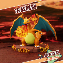 Load the image into the gallery viewer, detailed Pokemon figures Dragonite, Charizard, Lapras, Turtok etc.