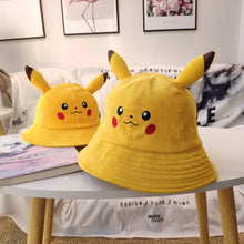 Load the image into the gallery viewer, Pikachu summer hats and caps for children or adults