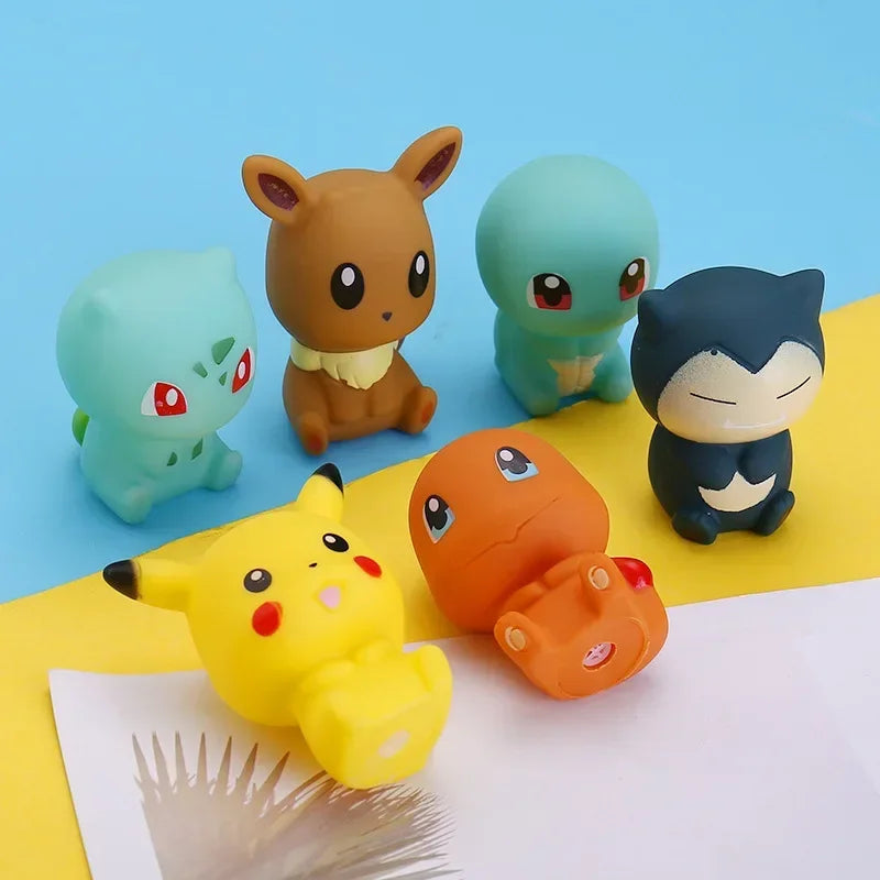 6 Stk. Pokemon Bade Figuren im Sparset für Badewanne etc.