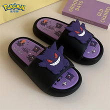 Lade das Bild in den Galerie-Viewer, Pokemon Hausschuhe Slipper im Gengar Look
