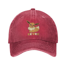 Cargar la imagen en el visor de la galería: Gorra de béisbol de Eevee en muchos colores