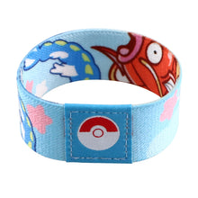 Lade das Bild in den Galerie-Viewer, Modische Pokemon Stoff Armbänder in vielen Motiven
