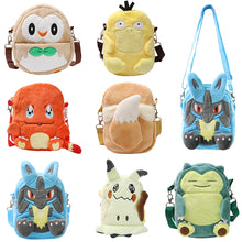 Load the image into the gallery viewer, plush bags and backpacks with Pokemon motifs