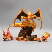 Lade das Bild in den Galerie-Viewer, Glurak Charizard Evolution Figuren Set (ca. 13cm)
