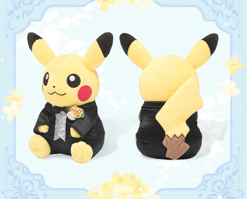 Pikachu as a wedding couple Buy Pikachu Wedding Plush Figures