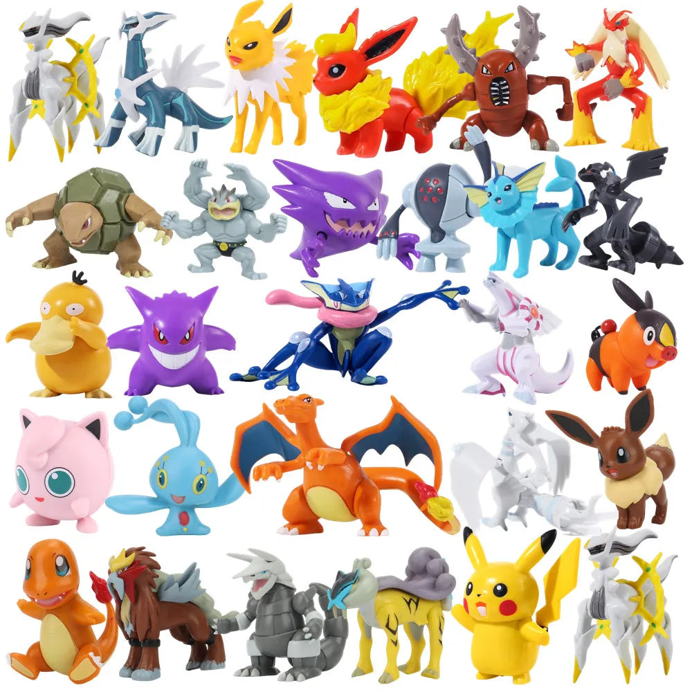 XXL Figuren Set 28 Stk. Große Pokemon Figuren (ca. 5-8cm)