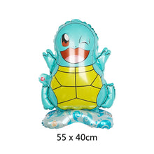 Chargez l'image dans la visionneuse de galerie, décoration d'anniversaire de ballons Bulbasaur, Squirtle, Charmander ou Pikachu