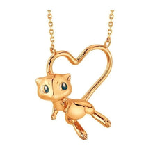 Lade das Bild in den Galerie-Viewer, Süße Mew Halskette in Gold oder Rose-Gold
