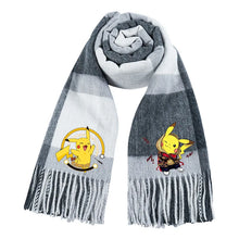 Lade das Bild in den Galerie-Viewer, Wärmender Pokemon Pikachu Winterschal für die kalte Jahreszeit
