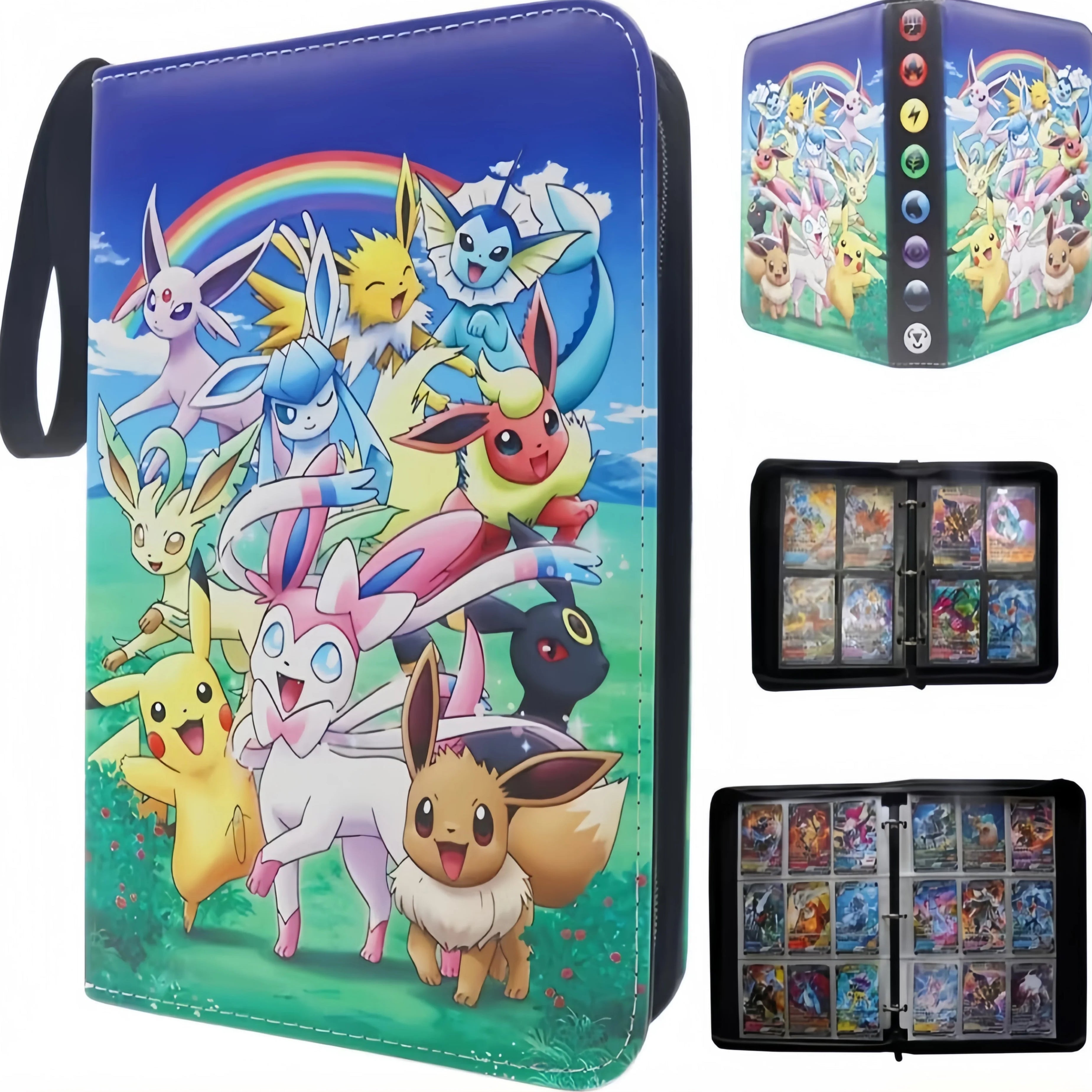 Sammelkartenalbum Mit 400 Taschen – 4-Fach-Hüllen Für Sportkarten & Spielkarten