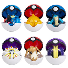 Lade das Bild in den Galerie-Viewer, Pokemon Spielzeug - Großer Pokeball mit Pokemon Figur zum spielen oder sammeln
