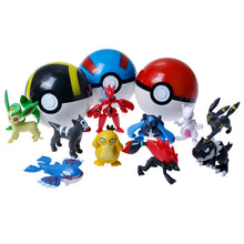 Lade das Bild in den Galerie-Viewer, Pokemon Geschenkbox 36 Figuren und 3 Pokebälle
