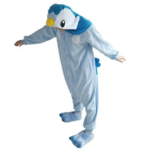 Lade das Bild in den Galerie-Viewer, Plinfa Piplup Kigurumi Onesie Cosplay Kostüm für Erwachsene
