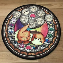 Lade das Bild in den Galerie-Viewer, Evoli, Ash, Meisterball, Metwu u. a. Pokemon Rundteppiche (40/60cm)
