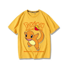 Lade das Bild in den Galerie-Viewer, Pokemon Pikachu Sommer T-Shirts mit kurzen Armen
