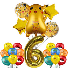 Load the image into the gallery viewer, Pokemon Birthday Party Decoration Items