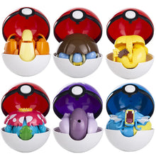 Lade das Bild in den Galerie-Viewer, Pokemon Spielzeug - Großer Pokeball mit Pokemon Figur zum spielen oder sammeln
