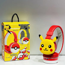 Lade das Bild in den Galerie-Viewer, Pikachu 3D Bluetooth Headset in Gelb oder Rot für Kinder
