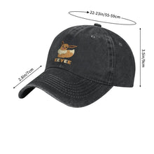 Cargar la imagen en el visor de la galería: Gorra de béisbol de Eevee en muchos colores
