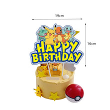 Lade das Bild in den Galerie-Viewer, Pikachu Kuchen Topper Deko
