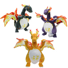 Carga la imagen en el visor de la galería, Pokémon de peluche Charizard en diferentes formas, Mega Y, Mega X, Shiny y mucho más.