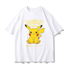 Lade das Bild in den Galerie-Viewer, Weiße Gotta catch em all Pokemon T-Shirts mit Mewtu, Relaxo, Pikachu oder Enton Motiv
