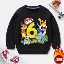 Lade das Bild in den Galerie-Viewer, Pokémon Happy Birthday Pullover für Kinder – Feiere deinen Geburtstag mit Stil
