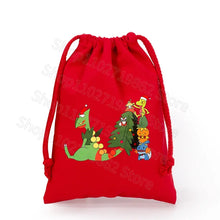 Lade das Bild in den Galerie-Viewer, Weihnachtliche Pokemon Pikachu Tassche mit Kordel für Nikolaus, Weihnachten Geschenke etc.
