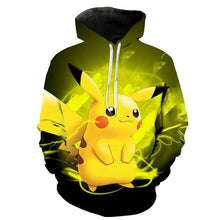 Lade das Bild in den Galerie-Viewer, Vollfarbige Bunte Pokemon Hoodies Pullover in vielen Motiven
