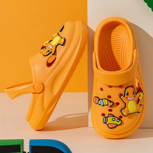 Lade das Bild in den Galerie-Viewer, Pokemon Kinder Sandalen Pummeluff Pikachu, Glumanda oder Schiggy Motiv
