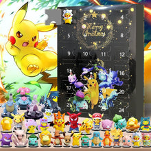 Lade das Bild in den Galerie-Viewer, Pikachu Adventskalender mit Weihnachtlichen Pokemon Motiven
