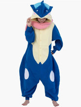 Lade das Bild in den Galerie-Viewer, Quajutsu Greninja Onesie Kigurumi Pyjama Cosplay Kostüm für Erwachsene
