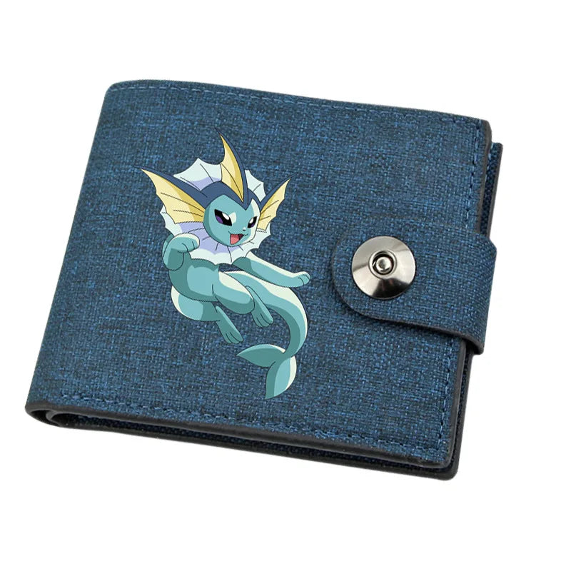 Canvas Portemonnaie mit Pokemon Motiven