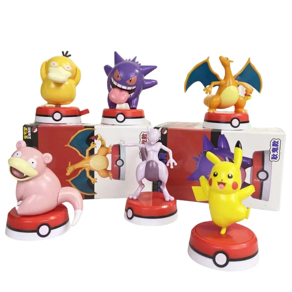 Buy Set of 6 Pokemon Figures Toys with Pikachu, Mewtwo