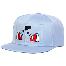 Lade das Bild in den Galerie-Viewer, Pokemon Hip-hop Caps Baseball Mützen in vielen Looks (Relaxo, Pikachu, Schiggy, Mew etc.)
