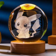 Wundervolle Pikachu 3D Kristall Kugel (ca. 12cm)