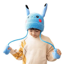 Carica l'immagine nel visualizzatore della galleria, Cappelli cosplay invernali Pokemon carini per bambini