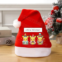 Load the image into the gallery viewer, Christmas Pikachu Pokemon hat for children or adults