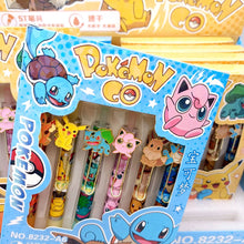 Lade das Bild in den Galerie-Viewer, Pokémon Stift Set für die Schule mit Pikachu, Bulbasaur, Evoli u. a.
