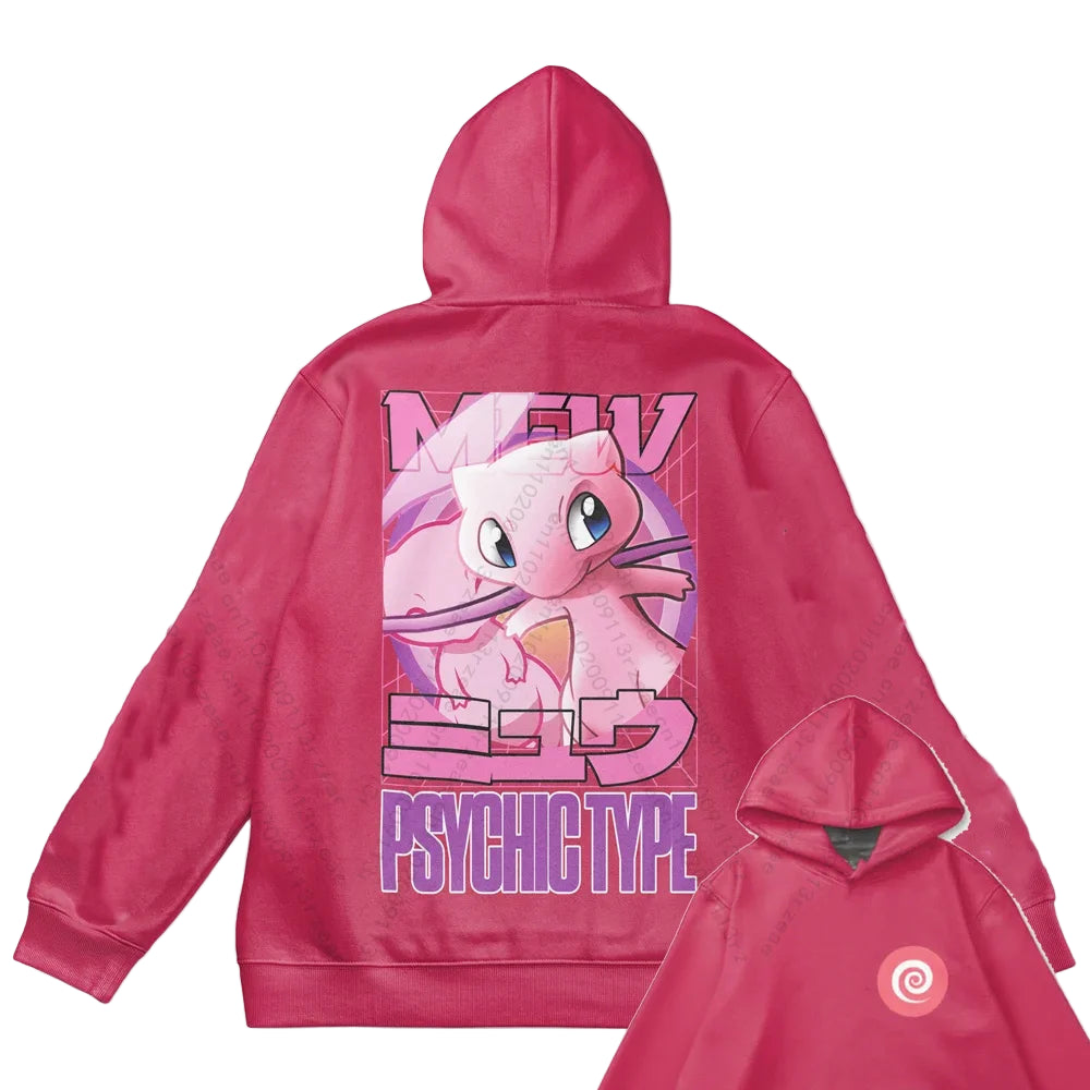 Pinker Mew Pokemon Hoodie