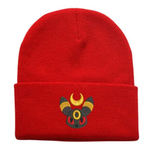Lade das Bild in den Galerie-Viewer, Warme Nachtara Umbreon Beanie Winter Herbst Mütze
