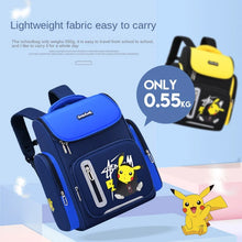 Lade das Bild in den Galerie-Viewer, Pokemon Schul Rucksack mit Pikachu Pokemon Motiv in Blau oder Gelb
